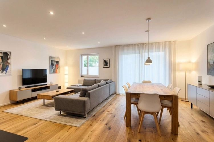 Wohn-Esszimmer (KI generiert)