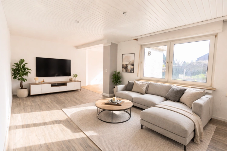 Wohnzimmer EG visualisiert