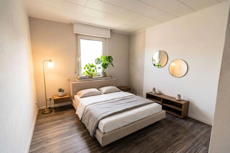 Schlafzimmer EG visualisiert