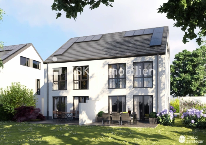 Gartenansicht Haustyp 1