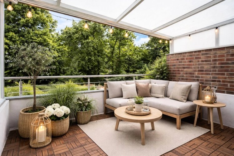 Visualisierung Balkon