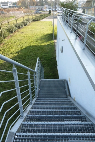 Zugang zur Dachterrasse