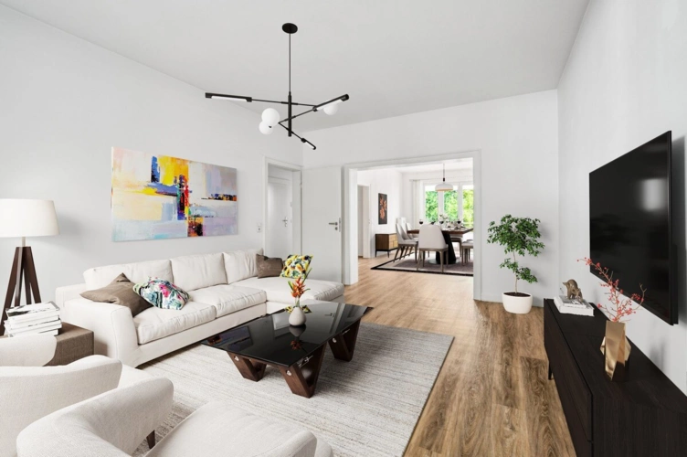 Visualisierung Wohnzimmer OG