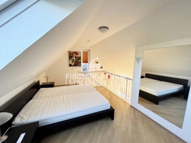 Schlafzimmer in Galerie