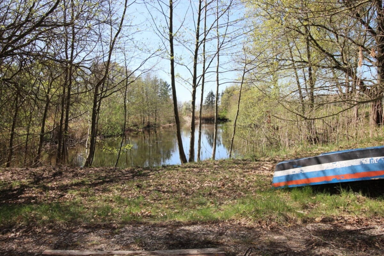 Zusätzlich erwerbbarer Teich mit rd. 1.000 m² Land