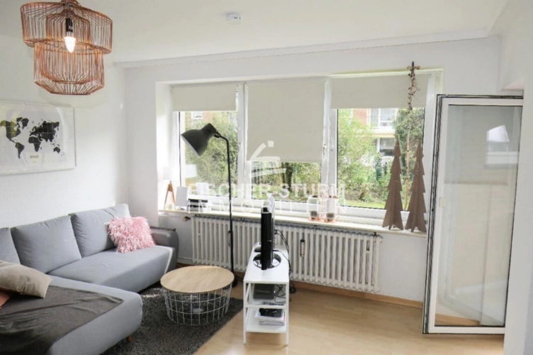 Wohn-Schlafzimmer 2. Blick