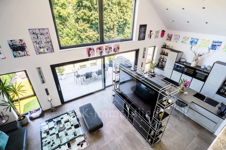Blick in das Wohnzimmer Obergeschoss