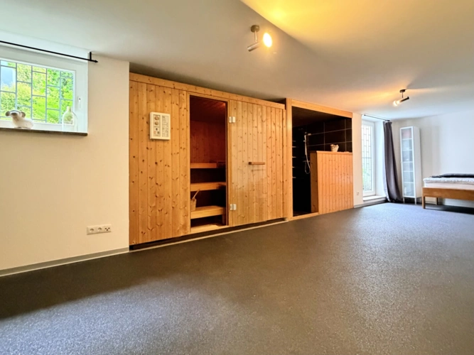 Sauna im Souterrain