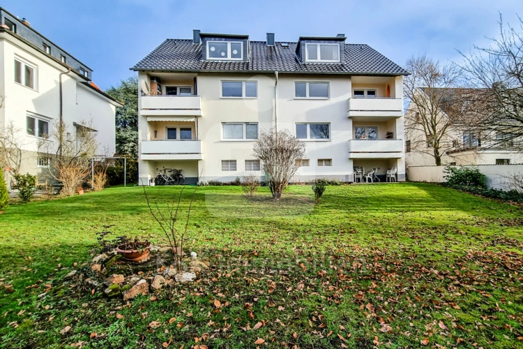 Rückansicht mit Garten