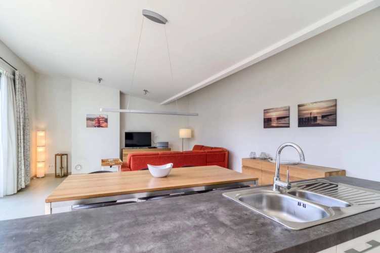 Wohnzimmer Sicht aus Küche