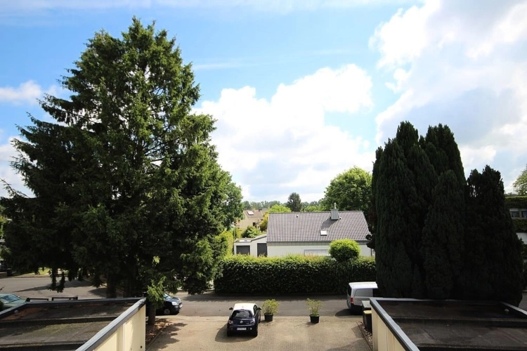 Blick vom Balkon