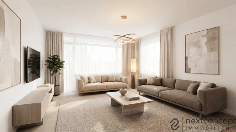 Wohnzimmer (KI-generiert)