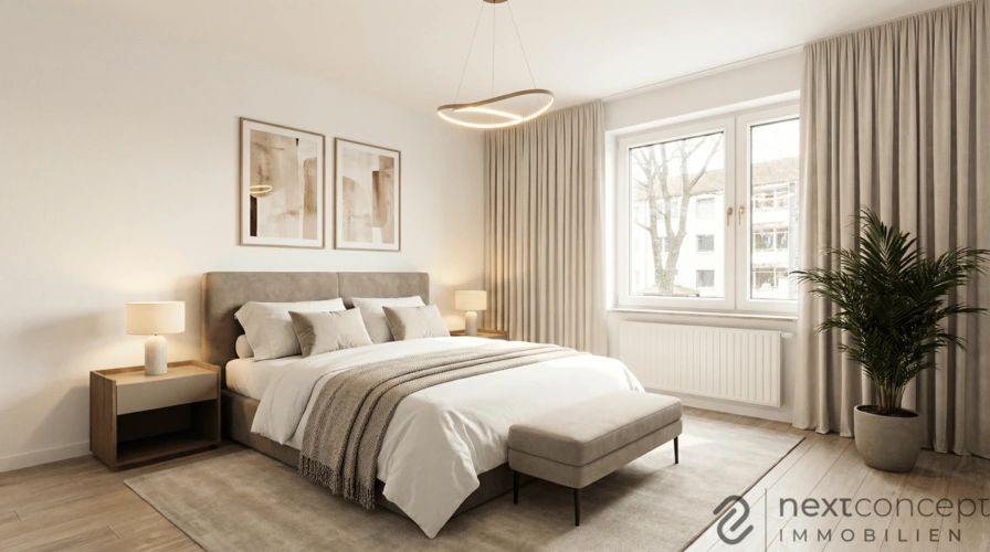 Schlafzimmer (KI-generiert)