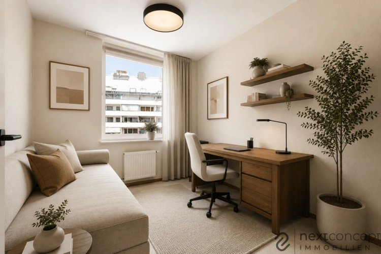 Arbeitszimmer (KI-generiert / Ausstattungsbeispiel)