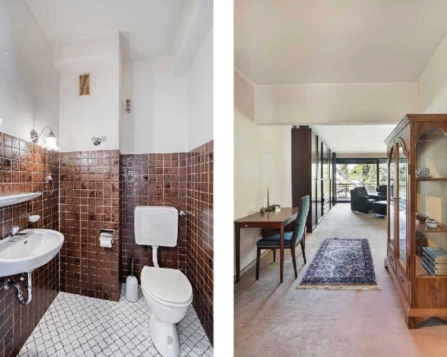 Gäste-WC/Wohnzimmer