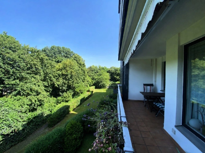 Loggia - Aussicht Garten