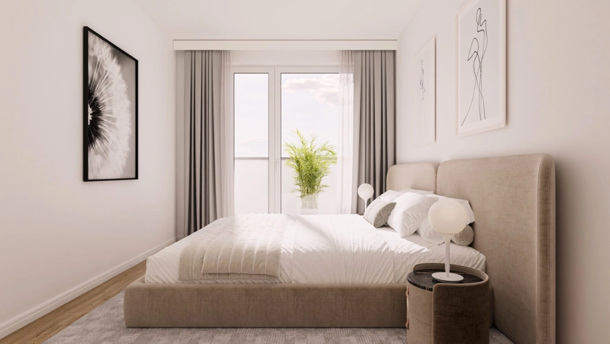 WE 10, Schlafzimmer