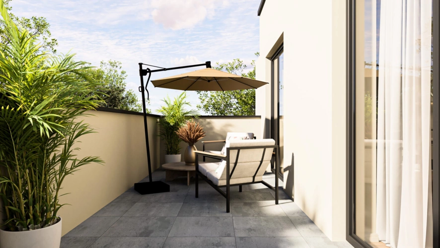 WE 10, Terrasse