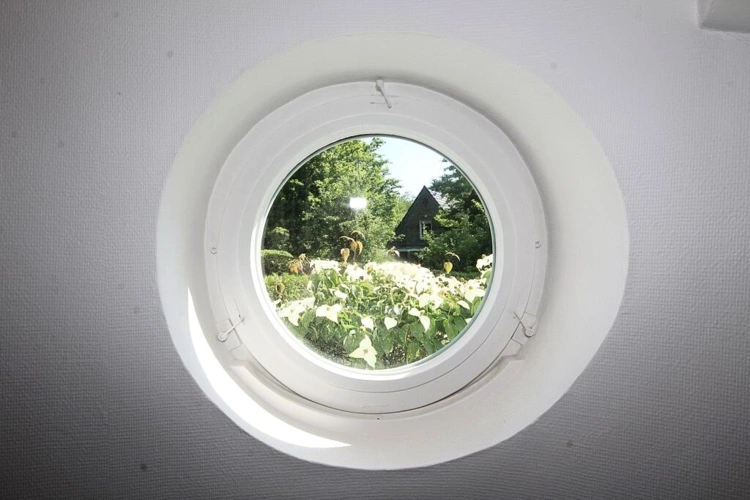 Fenster im Treppenhaus