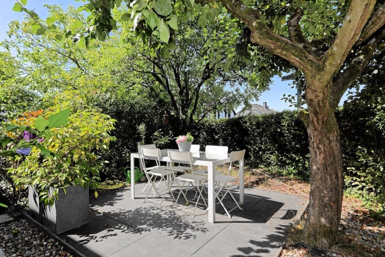 Die dritte Terrasse im Garten