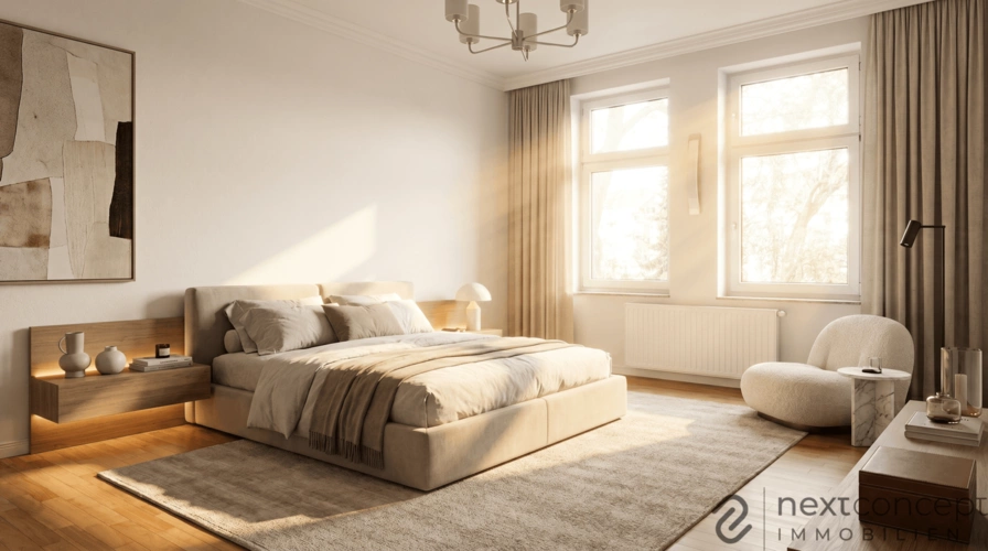 Schlafzimmer (KI-generiert)