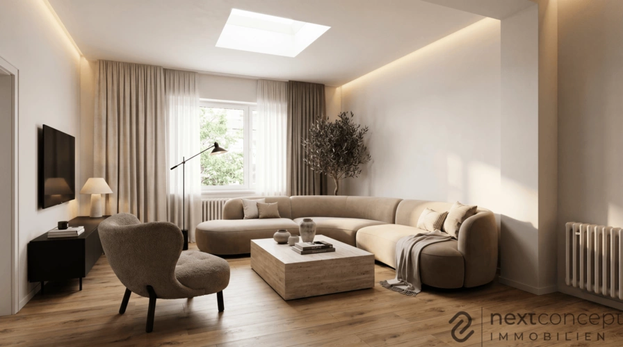 Wohnzimmer EG (KI-generiert)