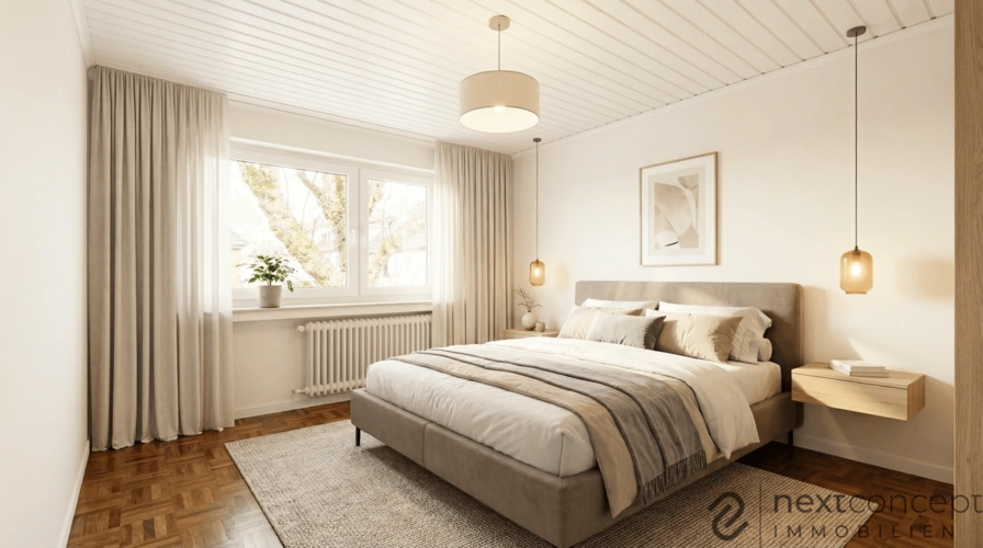 Schlafzimmer 1. OG (KI-generiert)