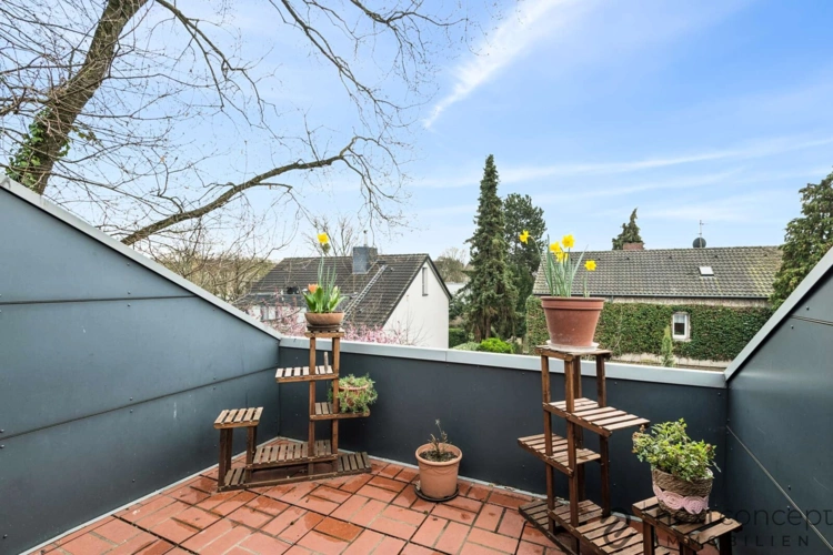 Loggia im Dachgeschoss