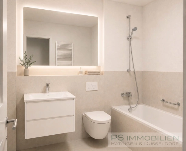Badezimmer (KI Visualisierung)