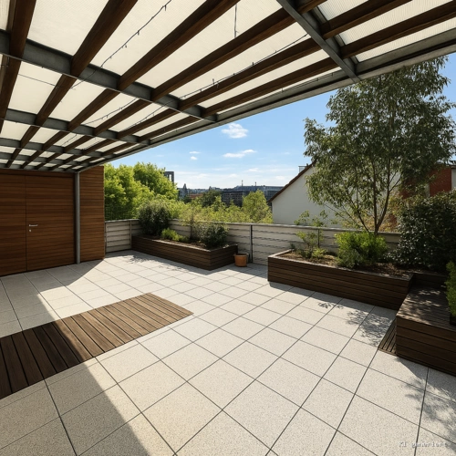 Dachterrasse - 2. Blick