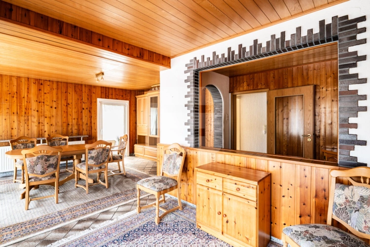 Wohnzimmer Erdgeschoss Haus 1