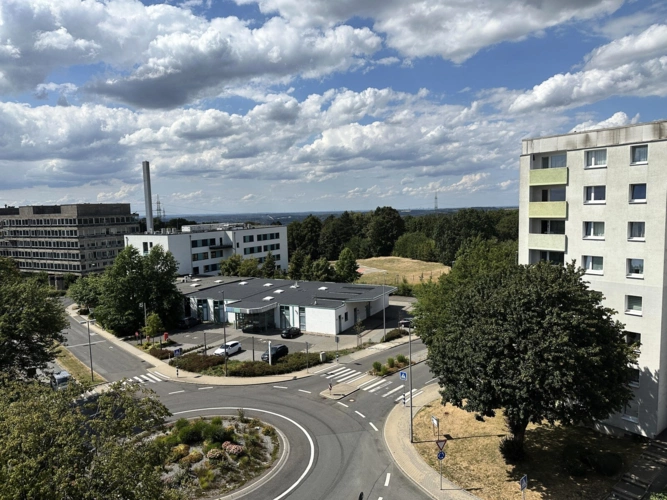 Ausblick vom Balkon