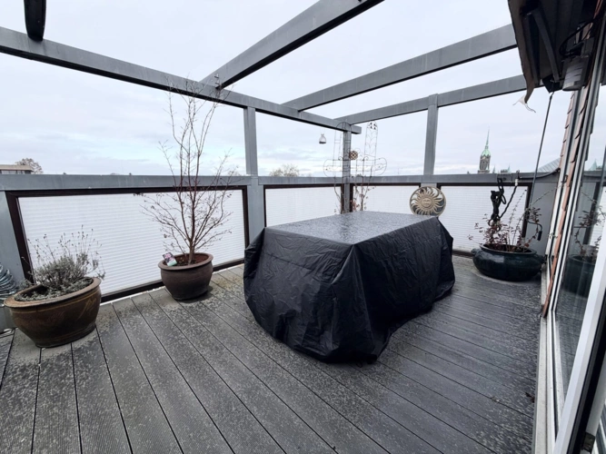 Balkon im Dachgeschoss