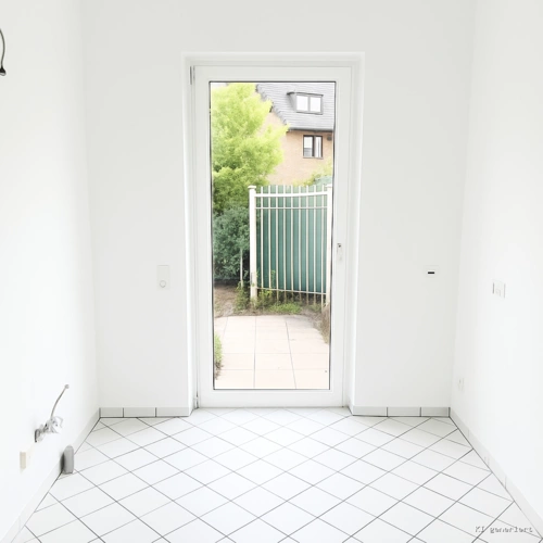 Küche mit Terrasse