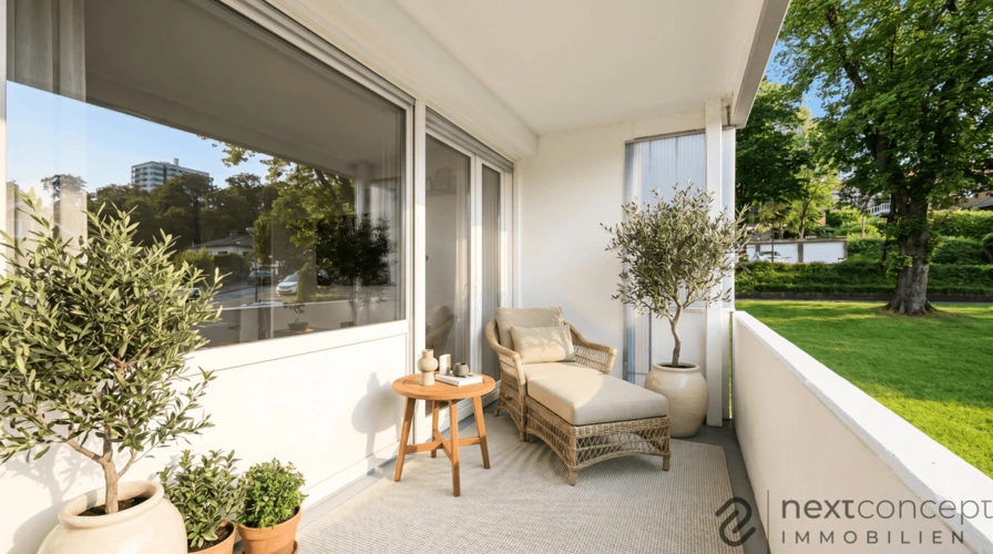 Balkon (KI-generiert)