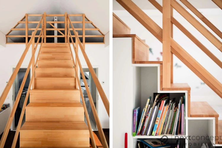 Treppe zum Dachboden