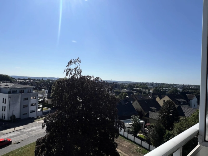 Aussicht vom Balkon