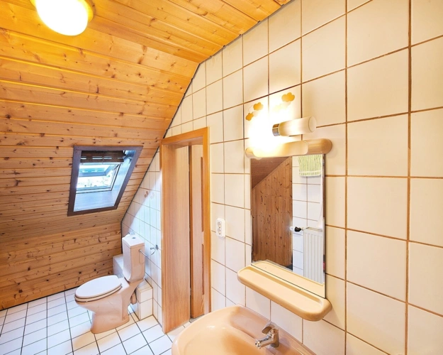 Duschbad im Dachgeschoss