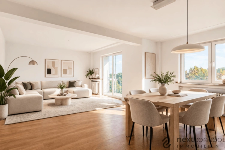 Wohnzimmer (KI-generiert)