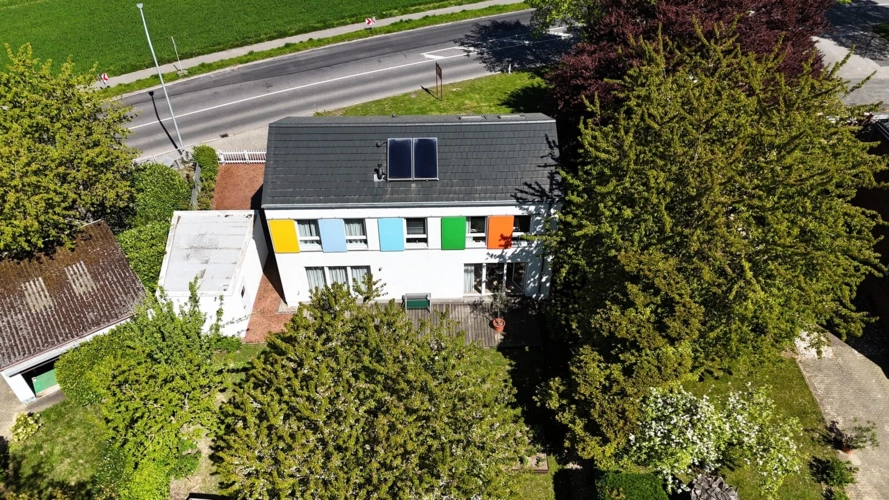 Rückansicht Drohne