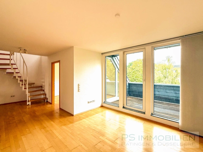 Wohnzimmer mit Terrasse