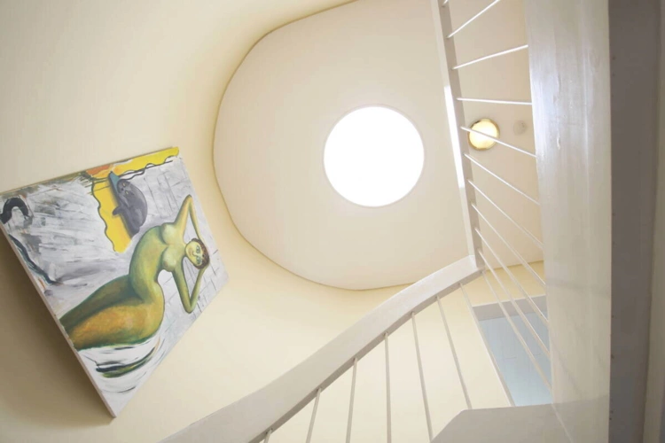 Runder Lichtschacht als architektonisches Stilelement