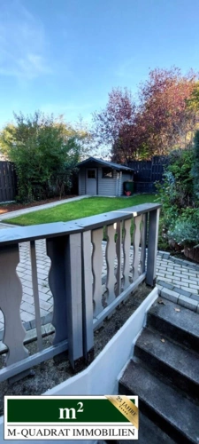 Garten mit Abgang Keller