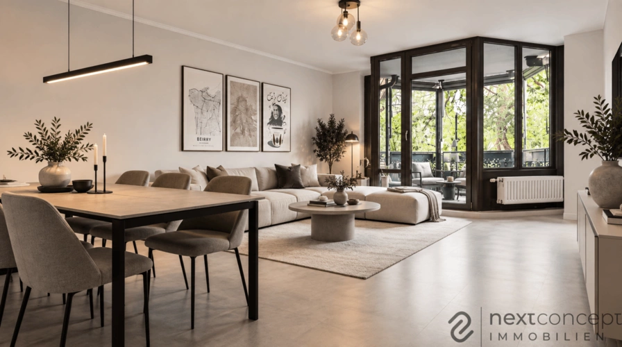 Wohnzimmer (KI-generiert)