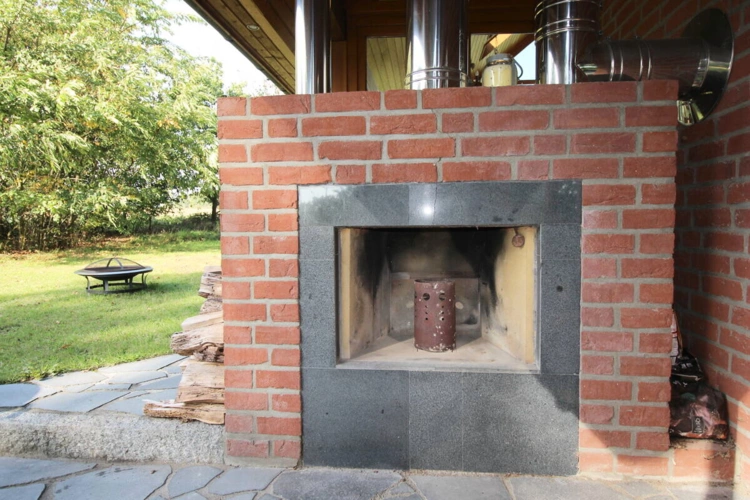 Außenkamin für gemütliche Std.auf der Terrasse