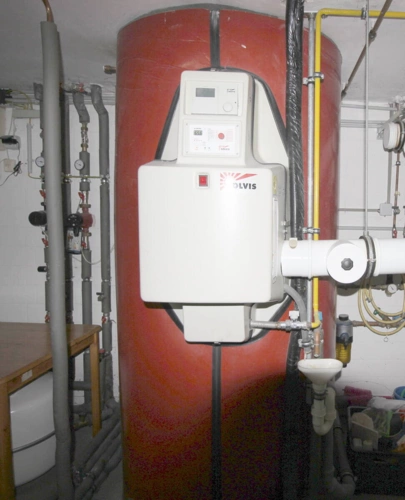 Effizientes Gas-Zentralheizungssystem von SOLVIS