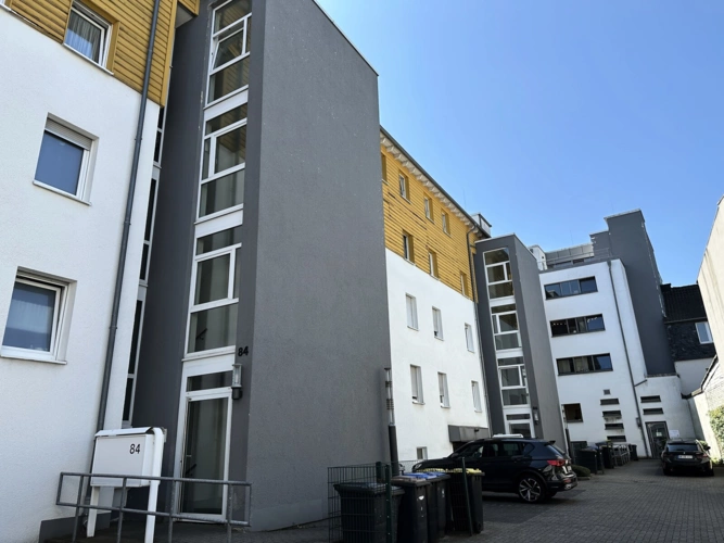 Außenansicht, Hauseingang