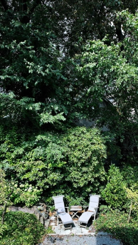 Sitzecke im Garten