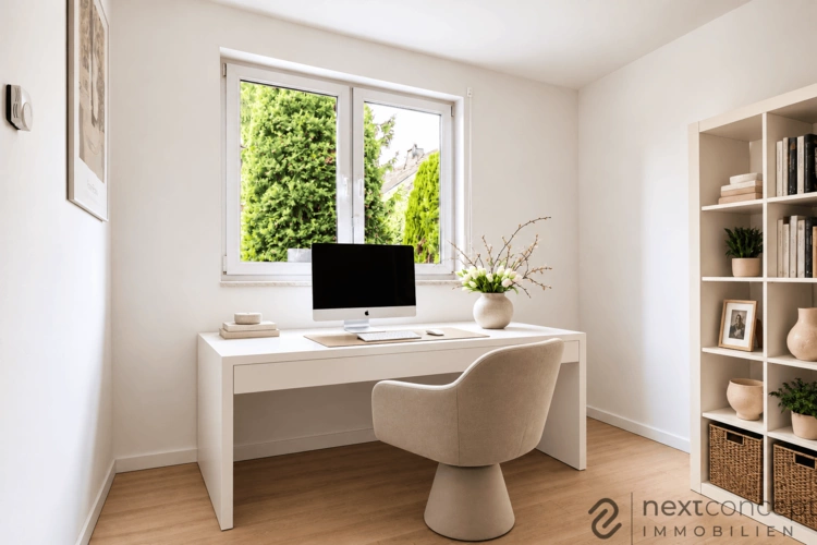 Arbeitszimmer im Erdgeschoss