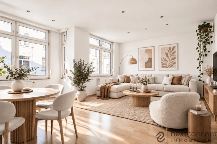 Wohnzimmer (KI-generiert)